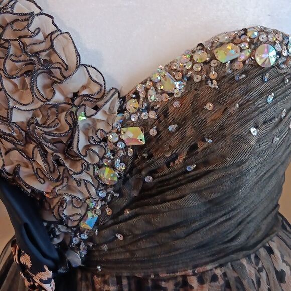 Alyce Paris Babydoll Dress.  Fairycore,  Ballerinacore, Whimsigoth - Picture 5 of 14